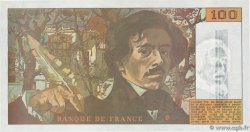 100 Francs DELACROIX imprimé en continu FRANCE  1990 F.69bis.01bF- pr.NEUF