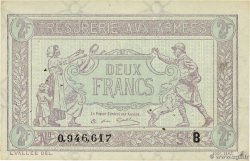 2 Francs TRÉSORERIE AUX ARMÉES FRANCIA  1919 VF.05.02 MBC+