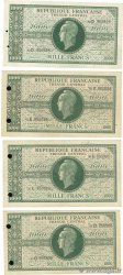 1000 Francs MARIANNE THOMAS DE LA RUE Faux FRANCE  1945 VF.13.01x et 02x TTB