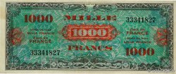 1000 Francs DRAPEAU FRANKREICH  1944 VF.22.01 VZ+