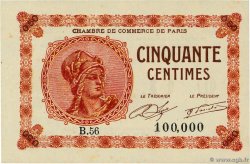 50 Centimes Numéro spécial FRANCE regionalismo e varie Paris 1920 JP.097.10 q.FDC
