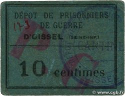 10 Centimes FRANCE regionalism and miscellaneous Oissel 1914 JP.76.193 XF