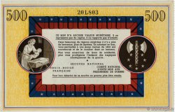 500 Francs BON DE SOLIDARITE FRANCE regionalism and various  1941 KL.11A2 XF