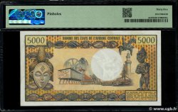 5000 Francs GABóN  1978 P.04c MBC+