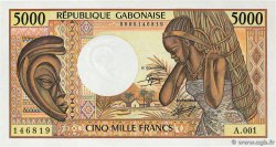 5000 Francs GABóN  1984 P.06a SC+