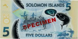 5 Dollars Spécimen ÎLES SALOMON  2019 P.38s NEUF