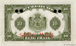 10 Francs Spécimen LUXEMBOURG  1944 P.44s pr.NEUF