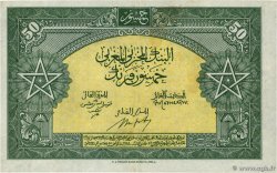 50 Francs MAROKKO  1943 P.26a VZ