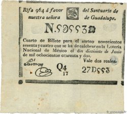 1/4 Billet MEXICO  1842 P.- XF