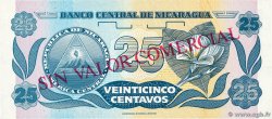 25 Centavos Spécimen NICARAGUA  1991 P.170s UNC