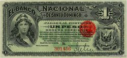 1 Peso DOMINICAN REPUBLIC  1889 PS.131r UNC-