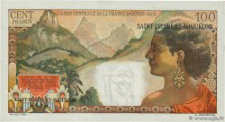 2 NF sur 100 Francs La Bourdonnais SAN PEDRO Y MIGUELóN  1960 P.32 SC+