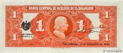 1 Colon EL SALVADOR  1947 P.083a AU+