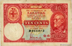 10 Cents SARAWAK  1940 P.25b TB