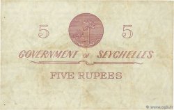 5 Rupees SEYCHELLES  1954 P.11a TTB