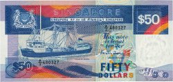 50 Dollars SINGAPORE  1987 P.22a UNC