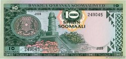 10 Shilin SOMALIA  1975 P.18 SC+