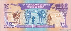 10 Shillings / 10 Shilin Spécimen SOMALILANDIA  1994 P.02as FDC
