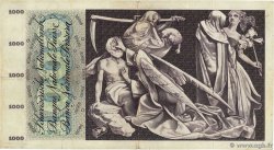 1000 Francs SUISSE  1965 P.52g BC+
