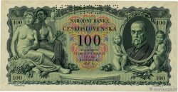 100 Korun Spécimen TSCHECHOSLOWAKEI  1931 P.023s fST+