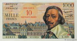 10 NF sur 1000 Francs RICHELIEU FRANKREICH  1957 F.53.01 fST