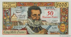 50 NF sur 5000 Francs HENRI IV FRANCE  1959 F.54.02