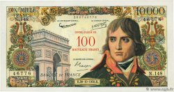 100 NF sur 10000 Francs BONAPARTE FRANCIA  1958 F.55.01