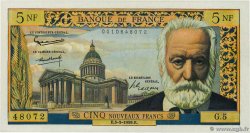 5 Nouveaux Francs VICTOR HUGO FRANCIA  1959 F.56.01 AU