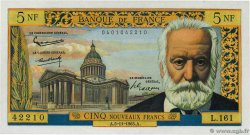 5 Nouveaux Francs VICTOR HUGO FRANKREICH  1965 F.56.21