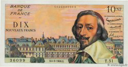 10 Nouveaux Francs RICHELIEU FRANCIA  1960 F.57.05 SC