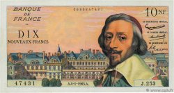 10 Nouveaux Francs RICHELIEU FRANCE  1963 F.57.22 XF+