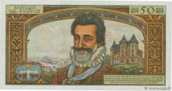 50 Nouveaux Francs HENRI IV FRANCIA  1960 F.58.05 AU+