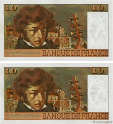10 Francs BERLIOZ Consécutifs FRANCE  1974 F.63.07b UNC
