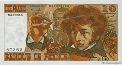 10 Francs BERLIOZ FRANKREICH  1975 F.63.08 VZ+