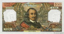 100 Francs CORNEILLE FRANCE  1975 F.65.49 UNC-