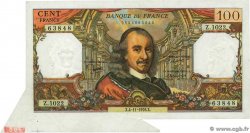 100 Francs CORNEILLE Fauté FRANKREICH  1976 F.65.55 fVZ