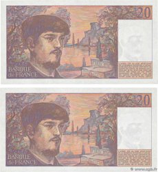 20 Francs DEBUSSY Consécutifs FRANKREICH  1986 F.66.07A17 ST