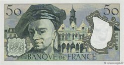 50 Francs QUENTIN DE LA TOUR Petit numéro FRANCIA  1976 F.67.01A1 q.FDC