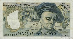 50 Francs QUENTIN DE LA TOUR FRANKREICH  1976 F.67.01