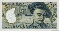 50 Francs QUENTIN DE LA TOUR FRANCE  1978 F.67.03 SUP