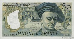 50 Francs QUENTIN DE LA TOUR FRANCE  1978 F.67.03
