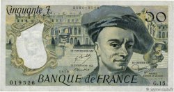 50 Francs QUENTIN DE LA TOUR Fauté FRANCIA  1979 F.67.04