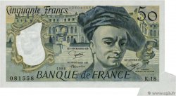 50 Francs QUENTIN DE LA TOUR Fauté FRANCE  1980 F.67.06 UNC-