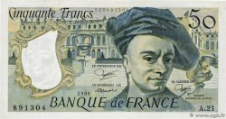 50 Francs QUENTIN DE LA TOUR FRANCE  1980 F.67.06 SUP