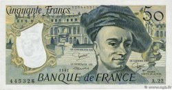 50 Francs QUENTIN DE LA TOUR FRANCIA  1981 F.67.07