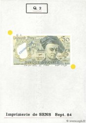 50 Francs QUENTIN DE LA TOUR Faux FRANKREICH  1981 F.67.07