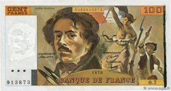 100 Francs DELACROIX modifié Fauté FRANCIA  1978 F.69.01d EBC
