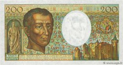 200 Francs MONTESQUIEU Fauté FRANCE  1981 F.70.01 UNC
