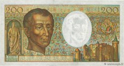 200 Francs MONTESQUIEU Fauté FRANKREICH  1983 F.70.03 fVZ