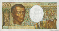 200 Francs MONTESQUIEU Numéro spécial FRANCIA  1983 F.70.03 EBC